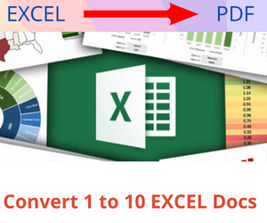 Conversion from EXCEL to PDF